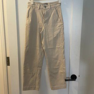 Everlane The Straight-Leg Crop in Sandstone - Size 2 Tall/Long